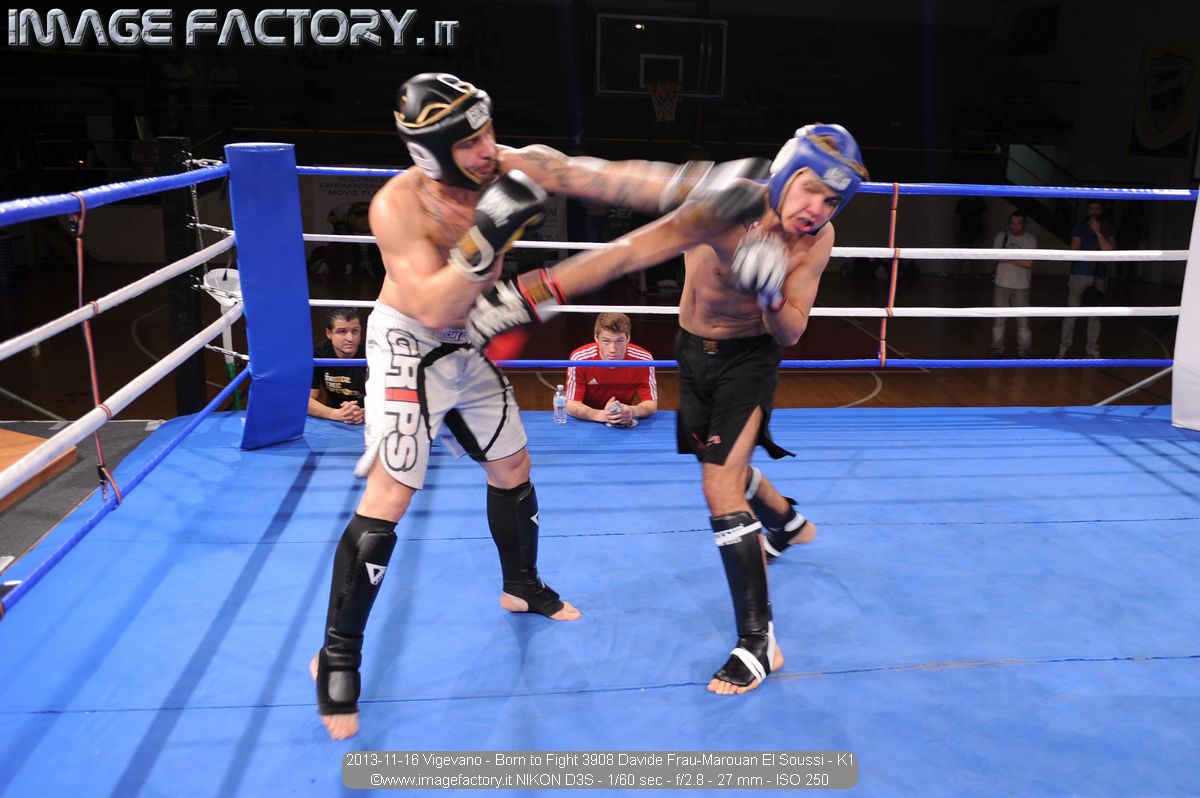 2013-11-16 Vigevano - Born to Fight 3908 Davide Frau-Marouan El Soussi - K1